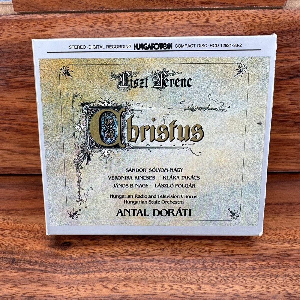 Liszt Christus CD Box Set 3-Disc Oratorio Dorati Hungaroton Classical Forrai